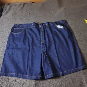 Liberty Blues Jean Shorts Mens Big Tall 58 Blue Cotton